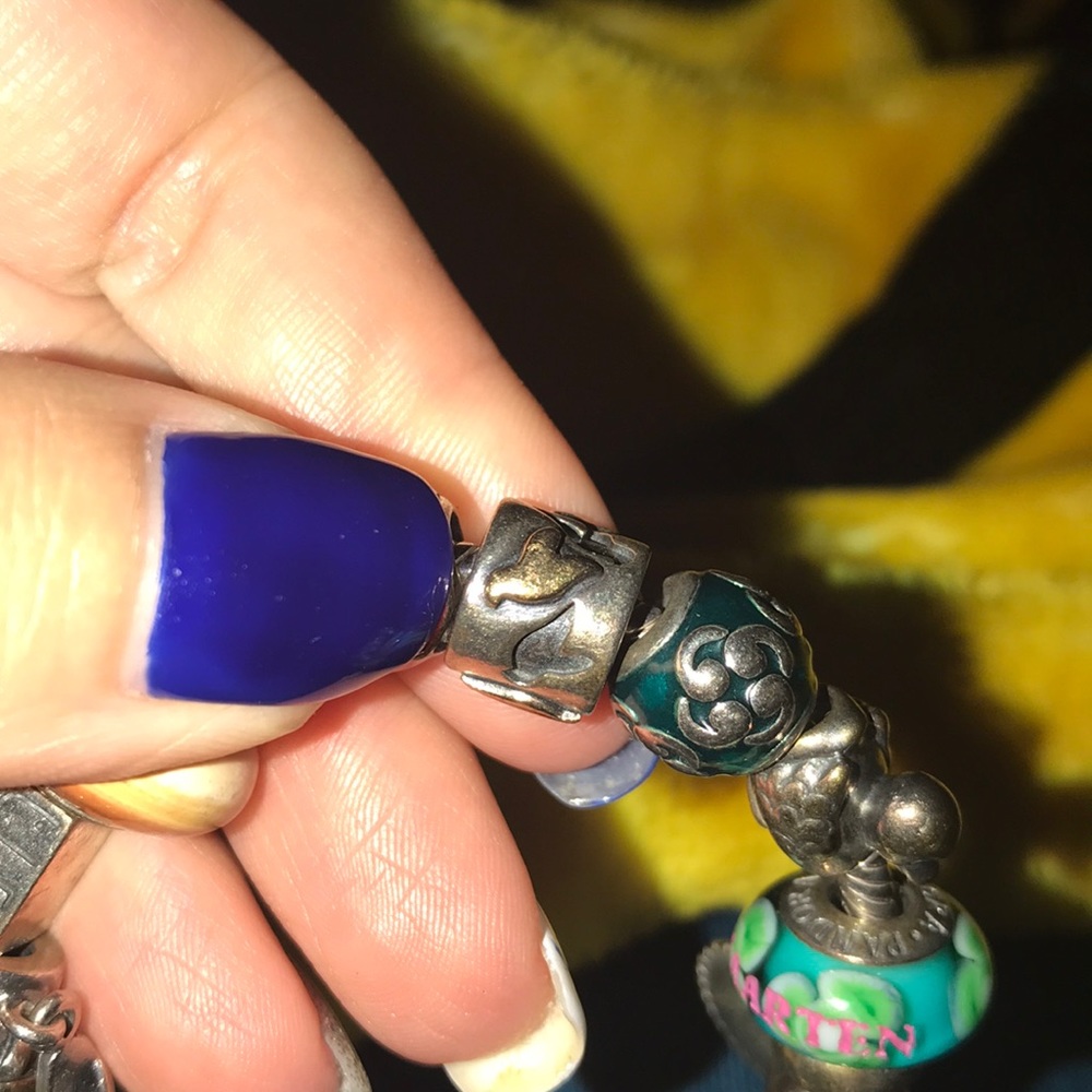 Retired Pandora two toned doves